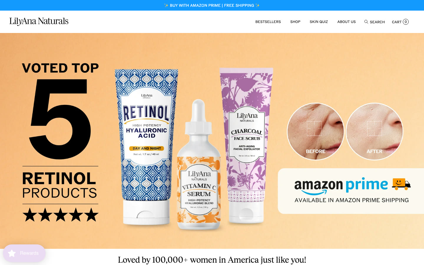 LilyAna Naturals website
